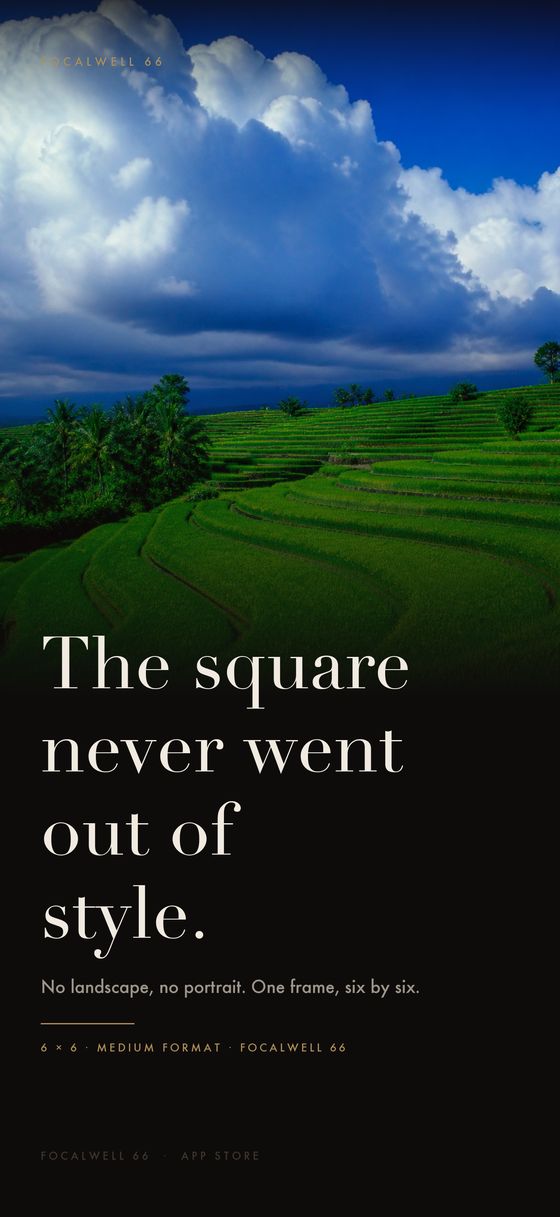 The square never went out of style.