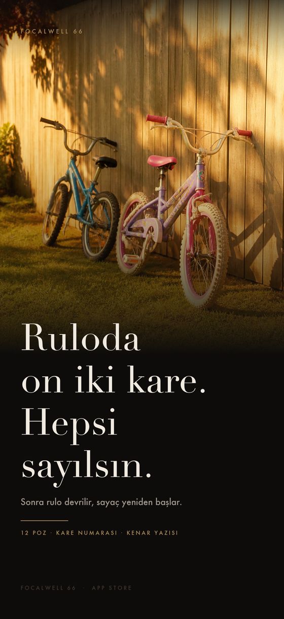 Ruloda on iki kare. Hepsi sayılsın.